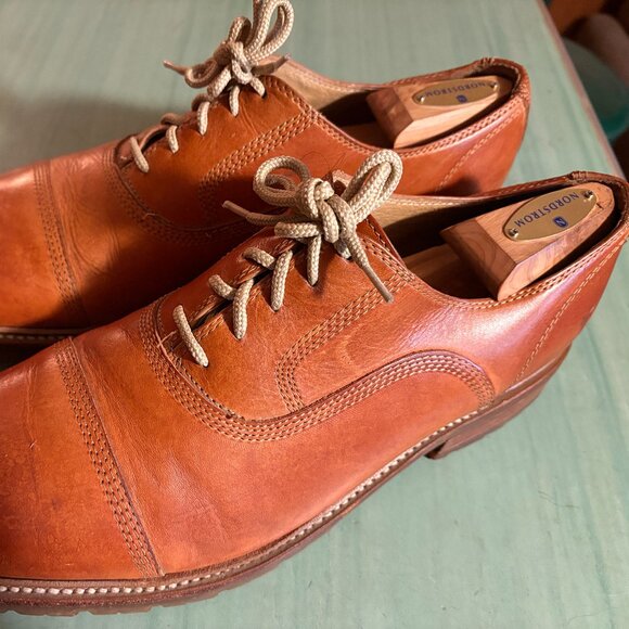 Mens Frye James Bal Lug Oxford 87943 Cap Toe Oxford Shoes Size 11.5 D - Picture 2 of 14